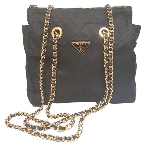 new prada bag with chain|Prada chain bag price.